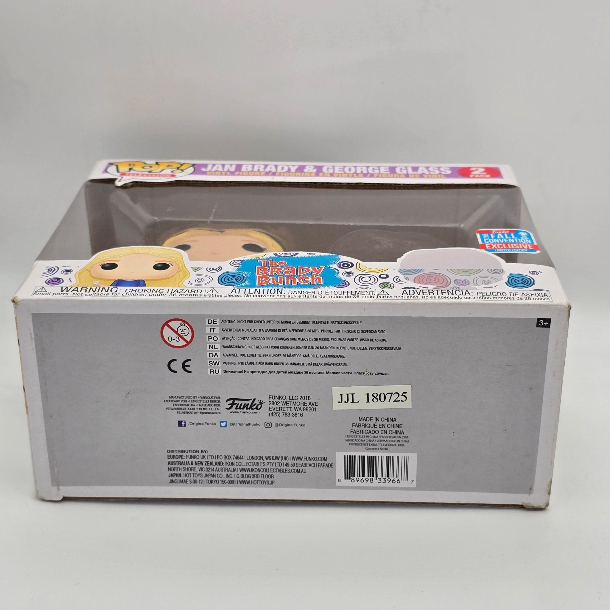 The Brady Bunch - Jan Brady & George Glass - 2018 Convention Exclusive 2 Pack - Television - Funko Pop!