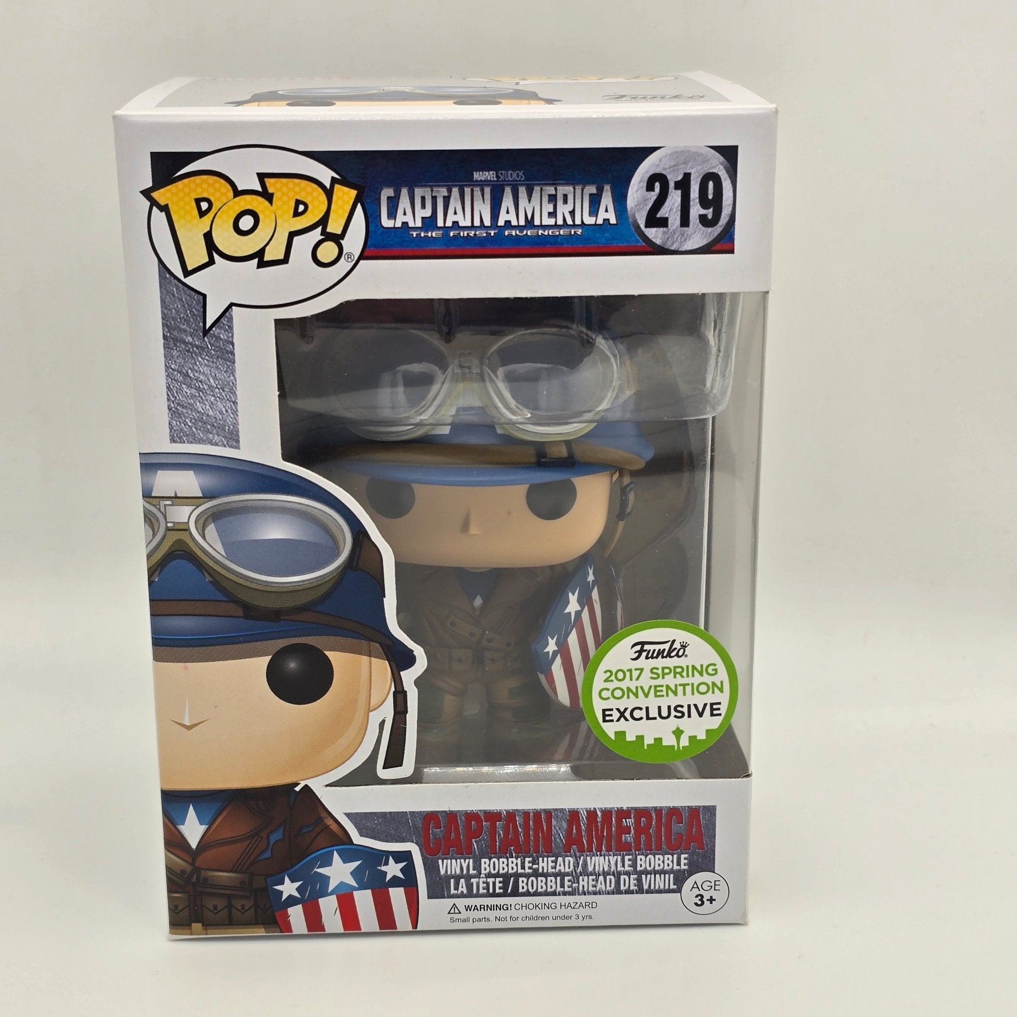 The First Avenger - Captain America - #219 - 2017 Convention Exclusive - Marvel - Funko Pop!