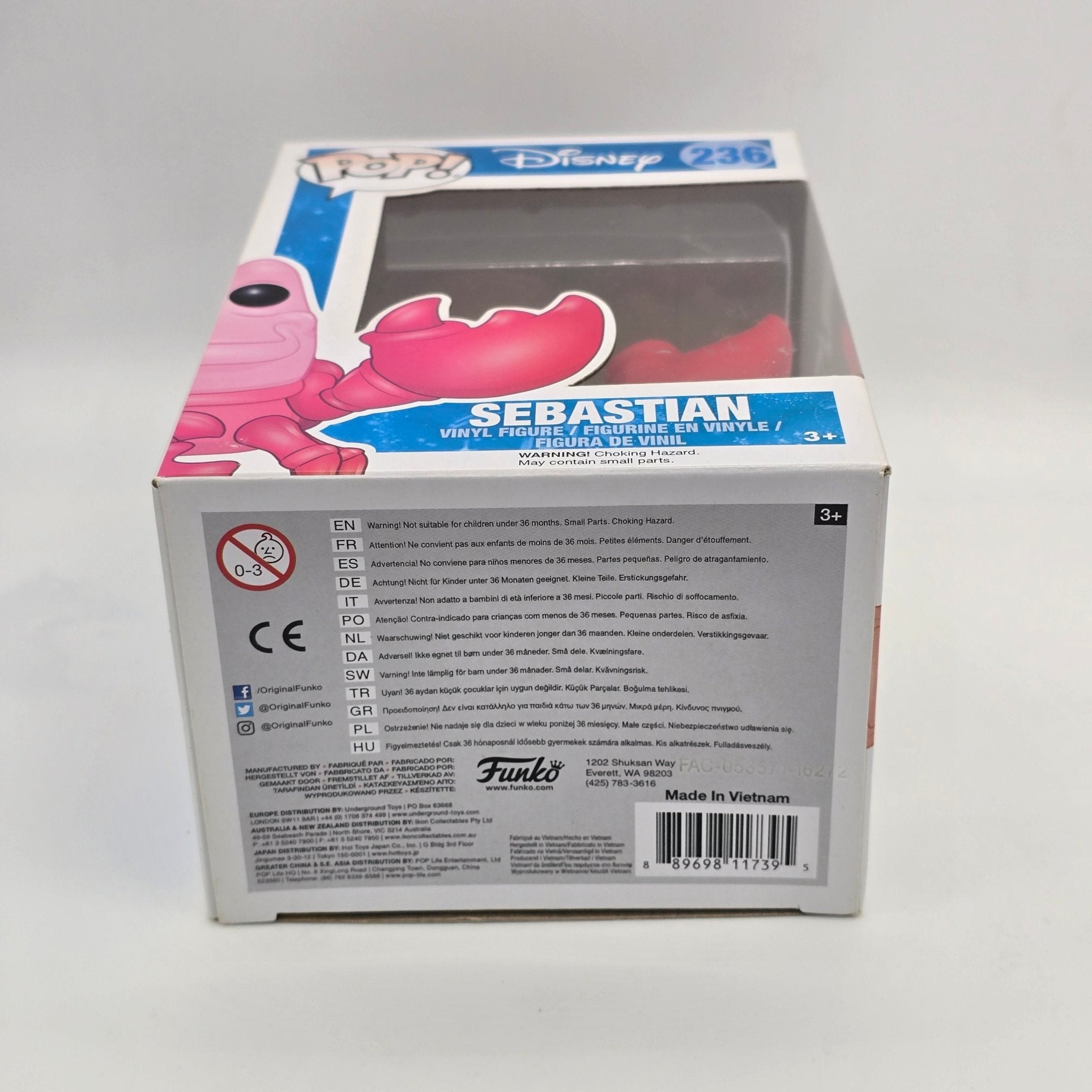 The Little Mermaid - Sebastian - 236 - Disney - Funko Pop!