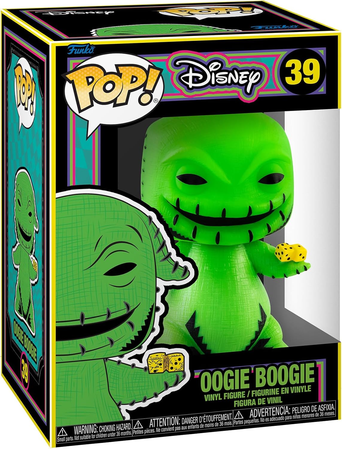 The Nightmare Before Christmas - Oogie Boogie Blacklight - 39 - Disney - Funko Pop!