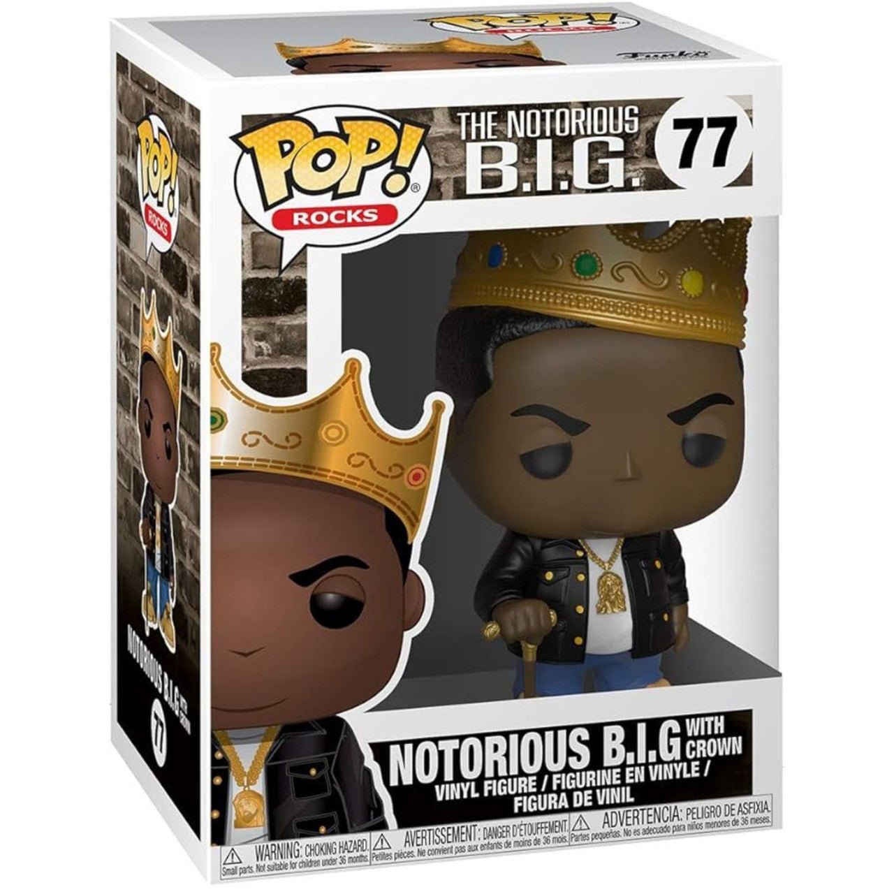 The Notorious B.I.G - With Crown - #77 - Rocks - Funko Pop!