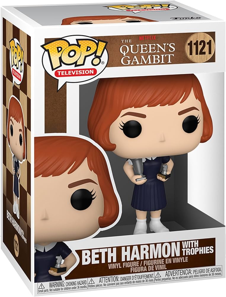 The Queen's Gambit - Beth Harmon (With Trophies) - #1121 - Television - Funko Pop!