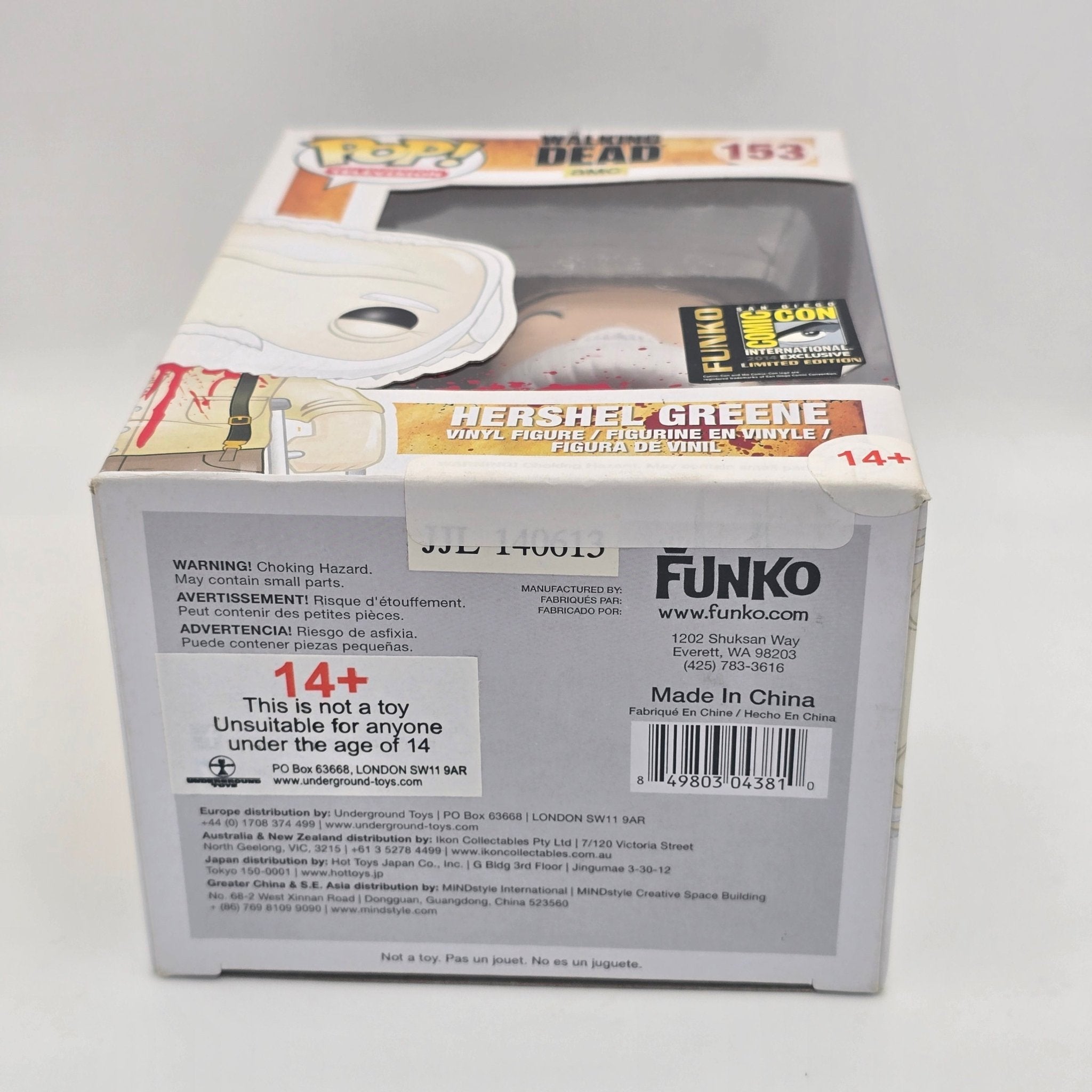 The Walking Dead - Hershel Greene - 153 - San Diego Comic Con Exclusive - Television - Funko Pop!