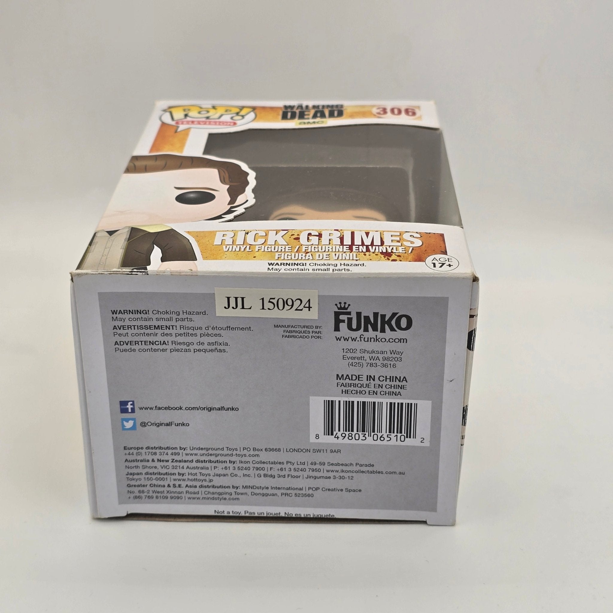 The Walking Dead - Rick Grimes - 306 - Television - Funko Pop!