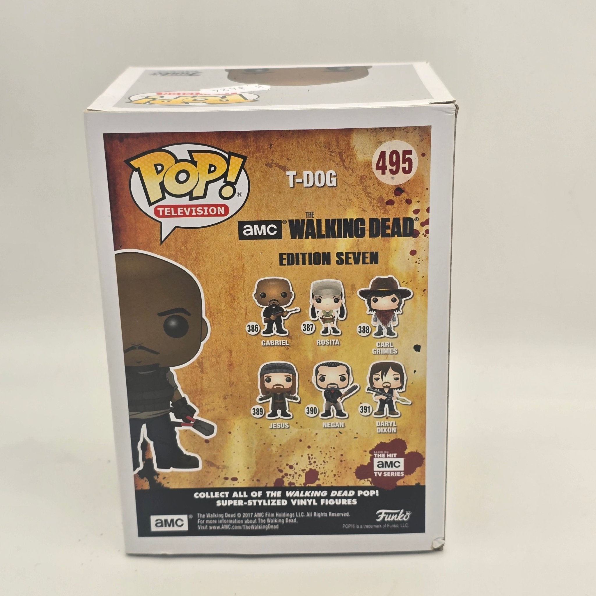The Walking Dead - T - Dog - 495 - 2017 Convention Exclusive - Television - Funko Pop!