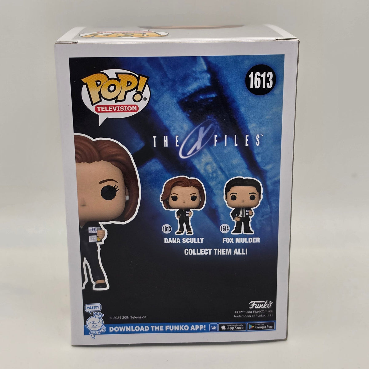 The X-Files - Scully - #1613 - Gillian Anderson Signed - SWAU Authentication - Funko Pop!