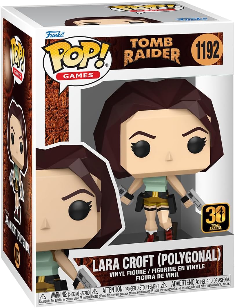 Tomb Raider - Lara Croft (Polygon) - 1192 - Games - Funko Pop!