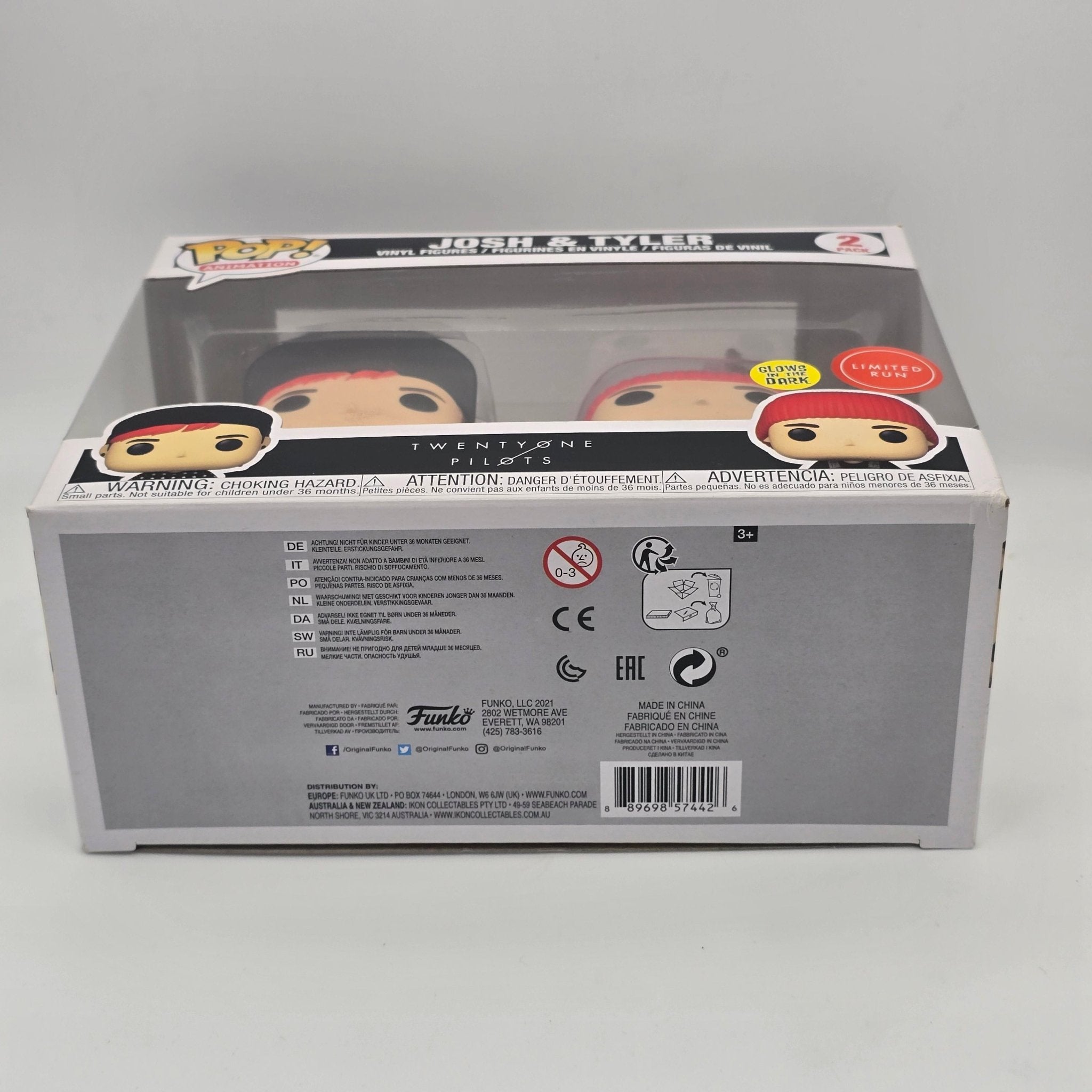 Twentyone Pilots - Josh & Tyler - Limited Run Twin Pack - Rocks - Funko Pop!