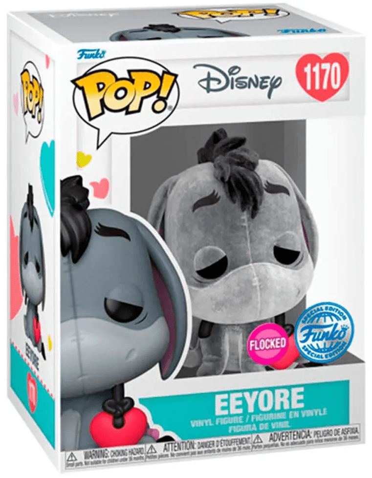 Winnie - the - Pooh - Eeyore - #1170 - Flocked Special Edition - Disney - Funko Pop!