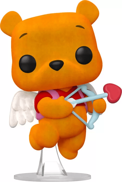Winnie - the - Pooh - Pooh Saint Valentine - #1008 - Flocked Special Edition - Disney - Funko Pop!