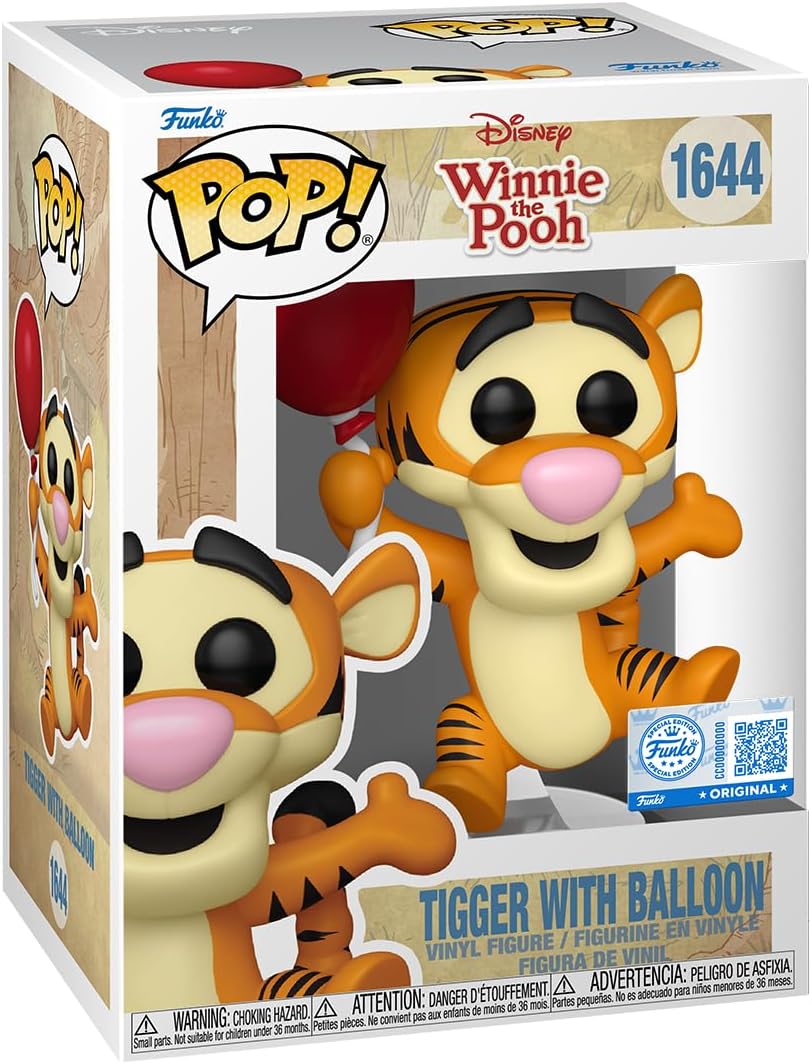 Winnie The Pooh - Tigger With Balloon - 1644 - Special Edition - Disney - Funko Pop!