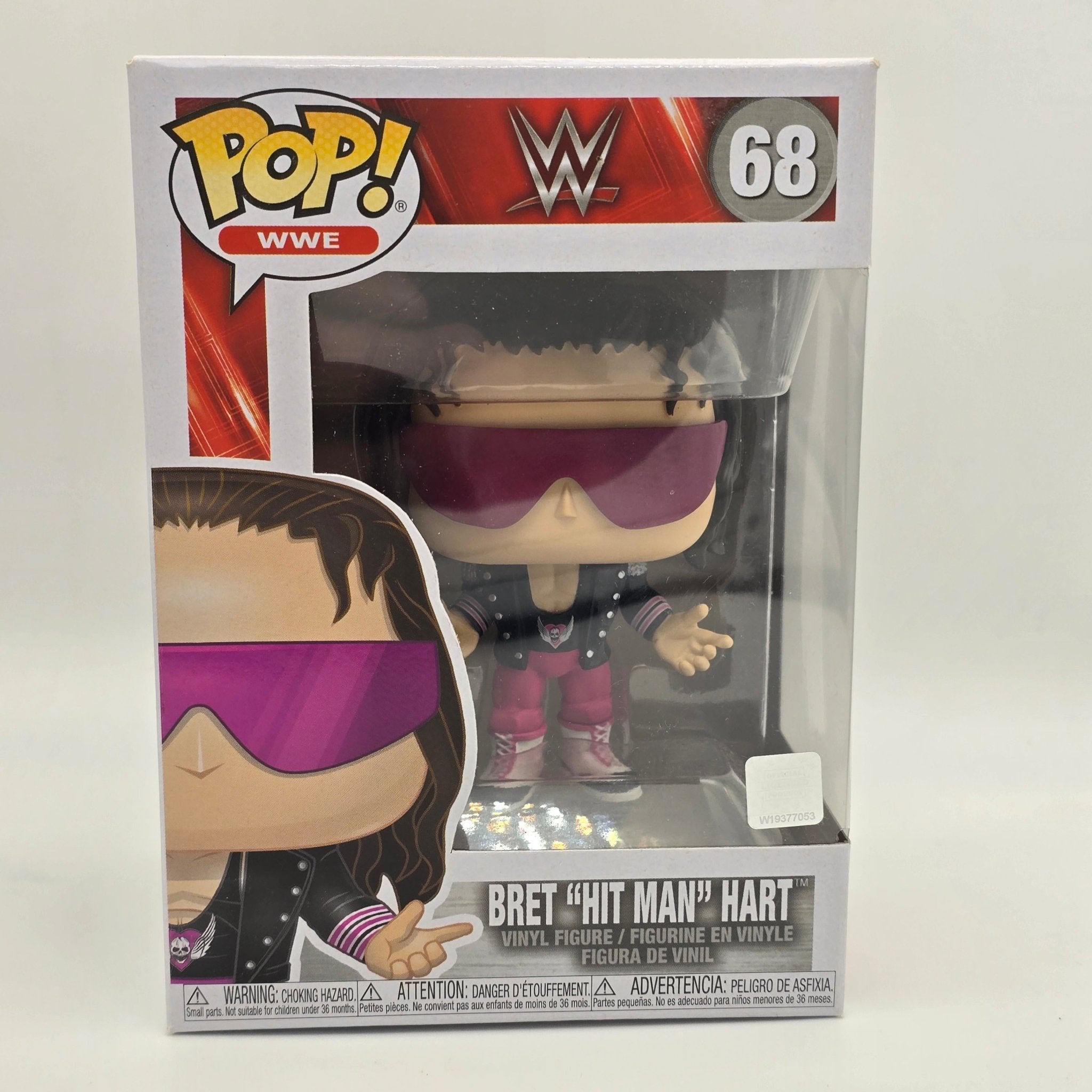 WWE - Bret "Hit Man" Hart - #68 - Wrestling - Funko Pop!