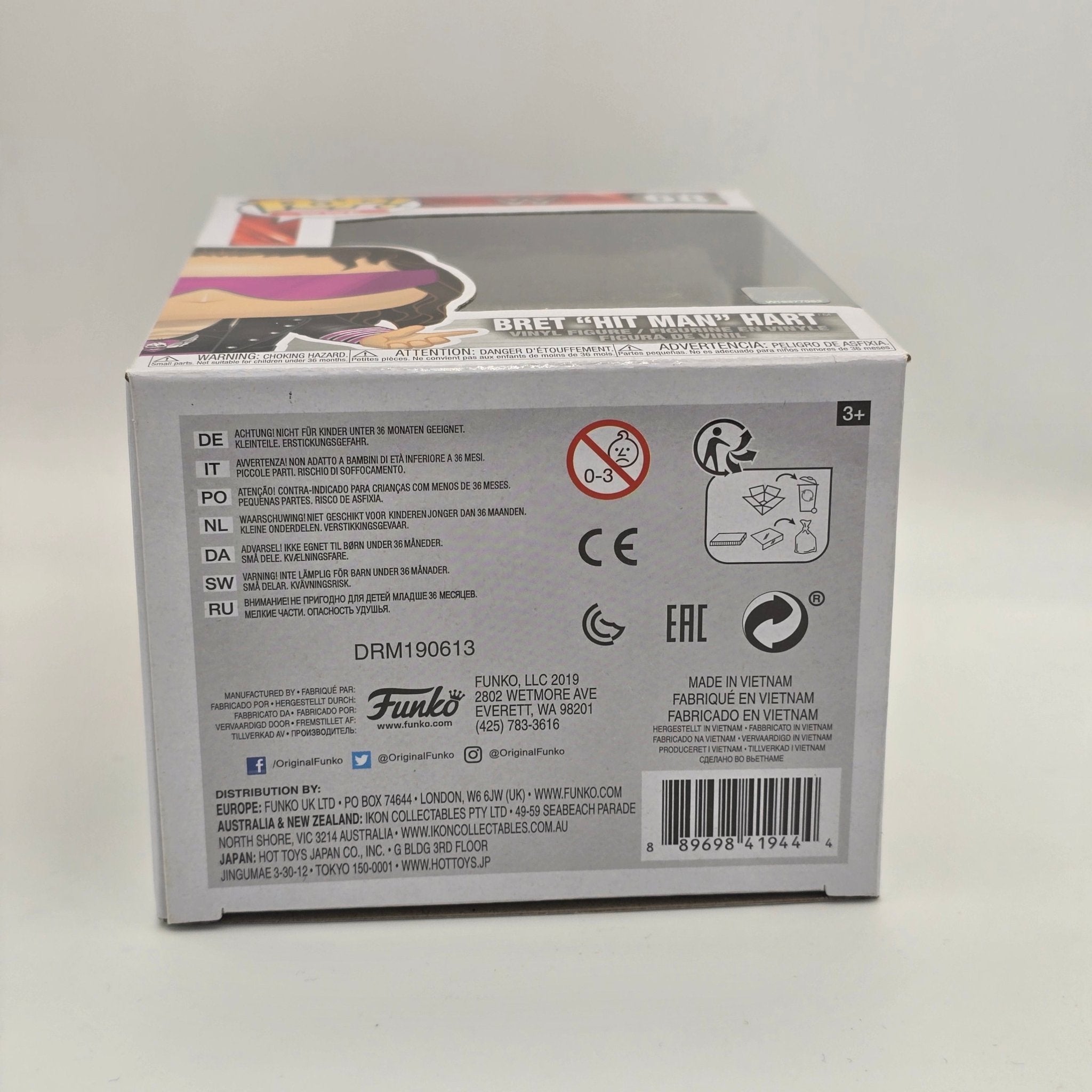 WWE - Bret "Hit Man" Hart - #68 - Wrestling - Funko Pop!