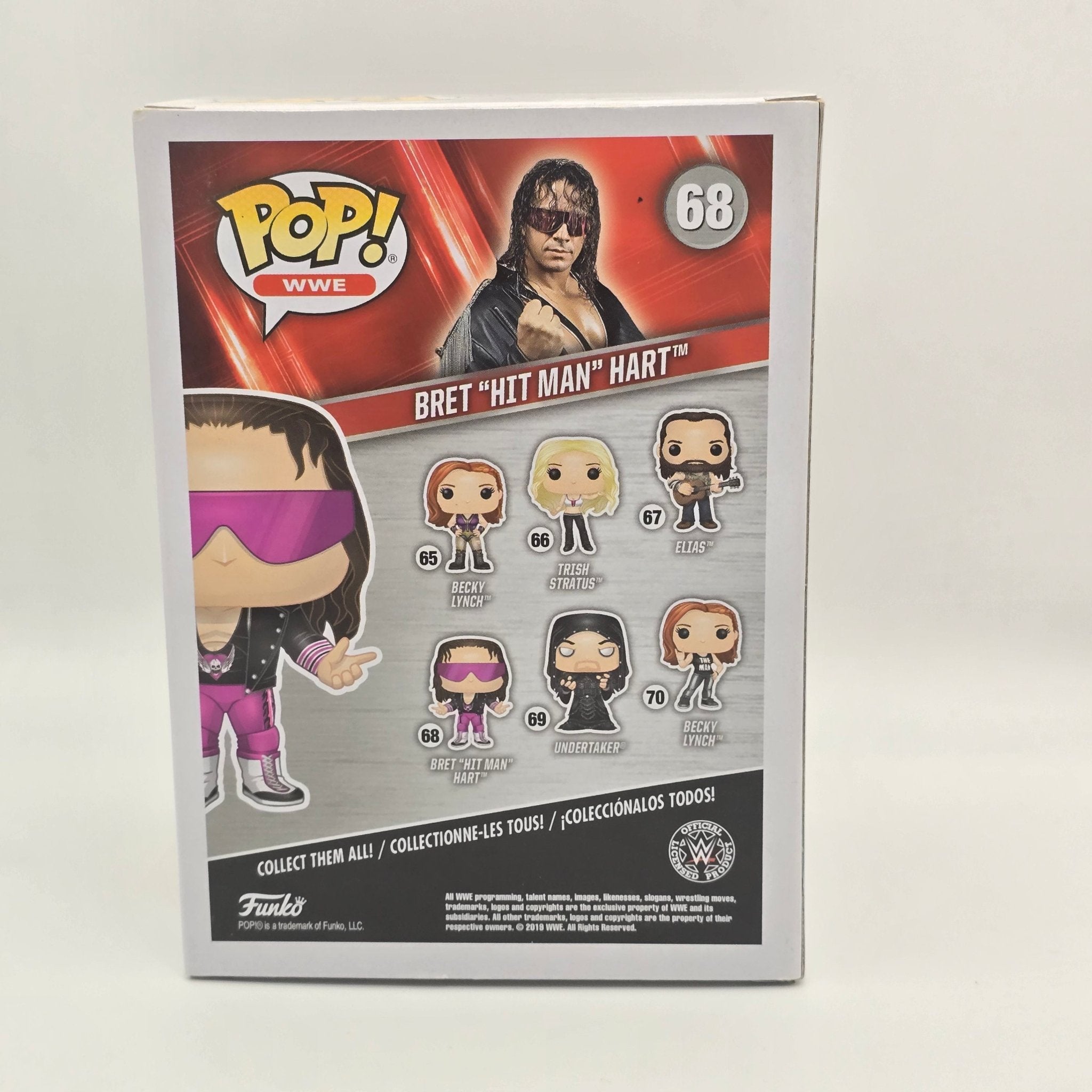 WWE - Bret "Hit Man" Hart - #68 - Wrestling - Funko Pop!