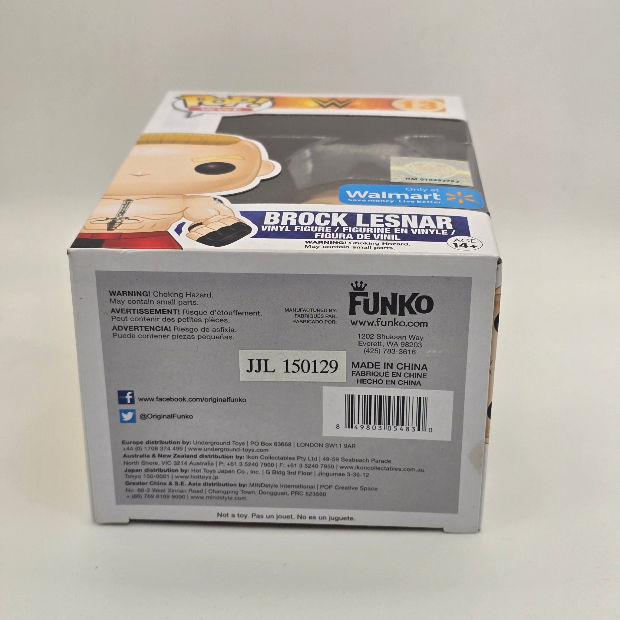 WWE - Brock Lesnar - #13 - Walmart Exclusive - Wrestling - Funko Pop!