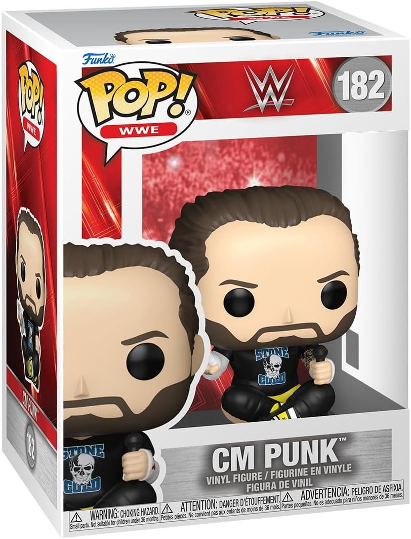 WWE - CM Punk - 182 - Funko Pop!