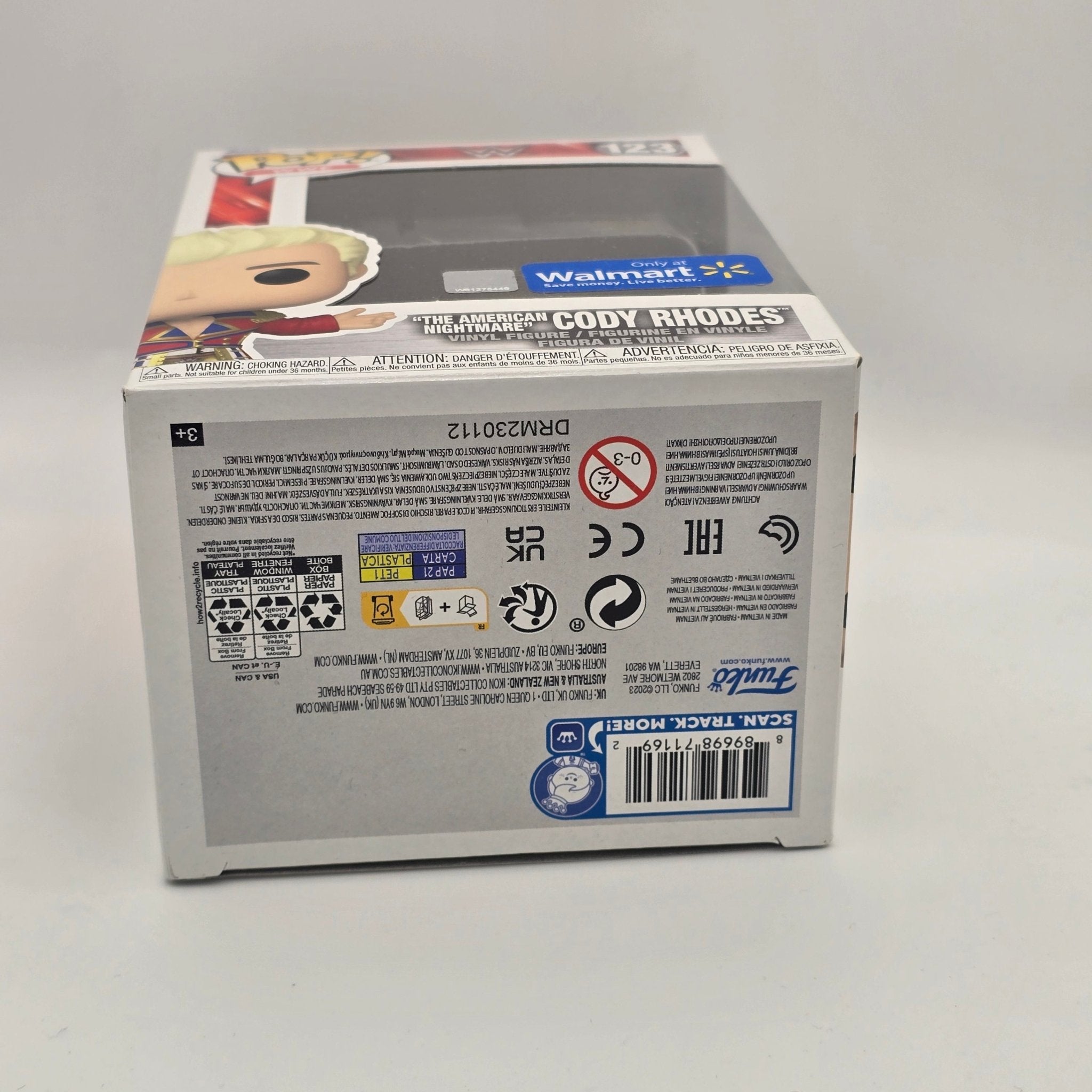 WWE - Cody Rhodes - #123 - Walmart Exclusive - Wrestling - Funko Pop!