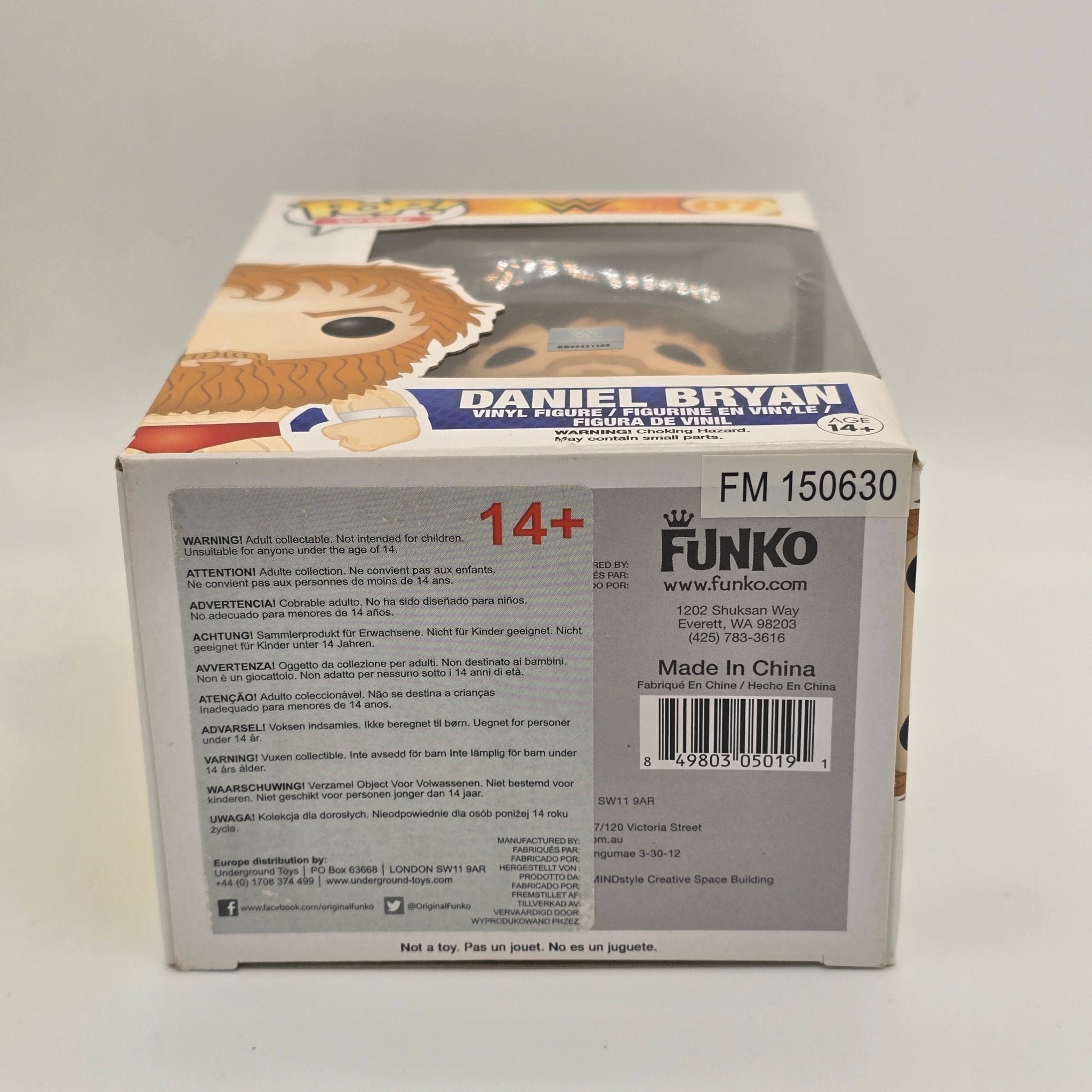 WWE - Daniel Bryan - #07 - Wrestling - Vaulted Funko Pop!