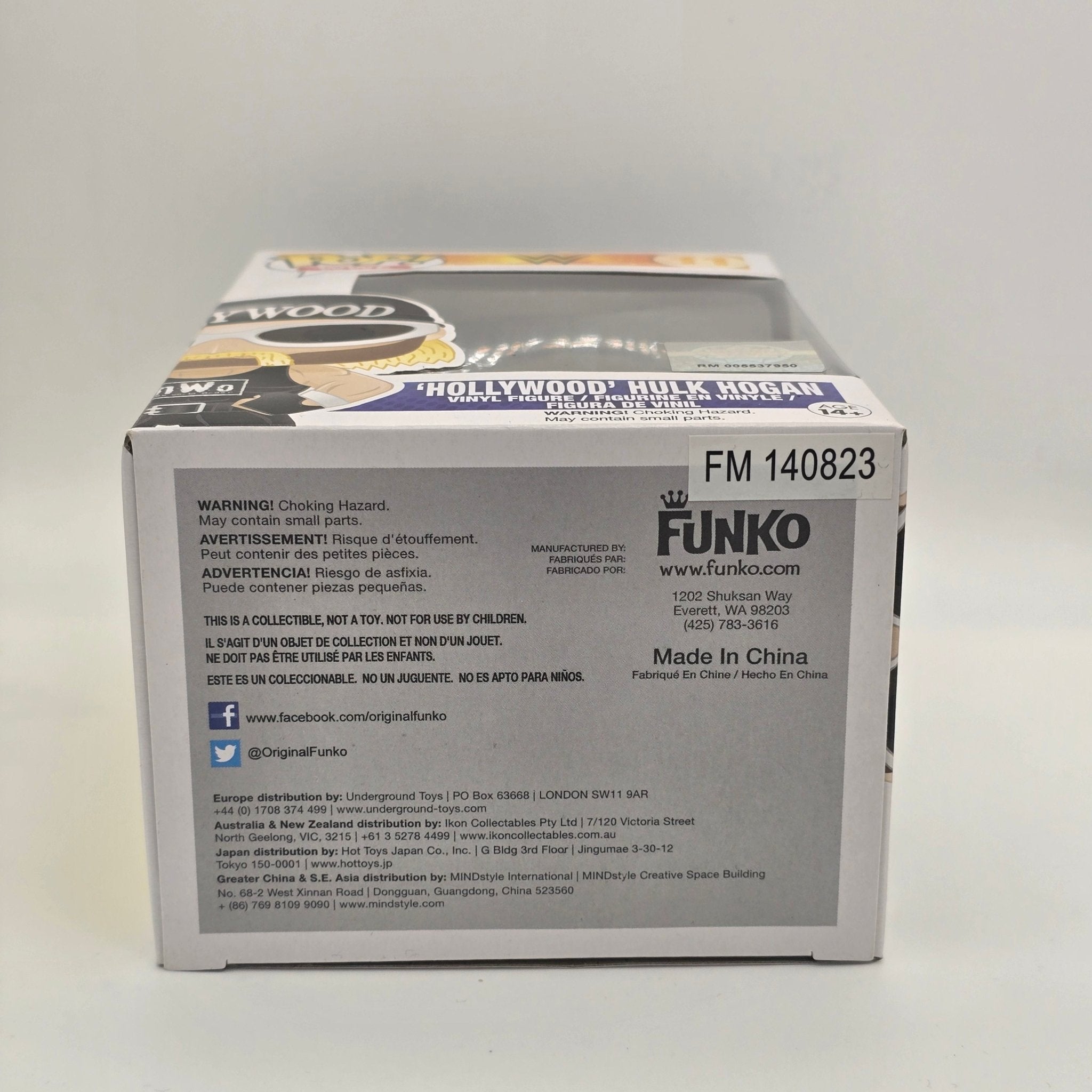 WWE - Hollywood Hulk Hogan - #11 - Wrestling - Funko Pop!