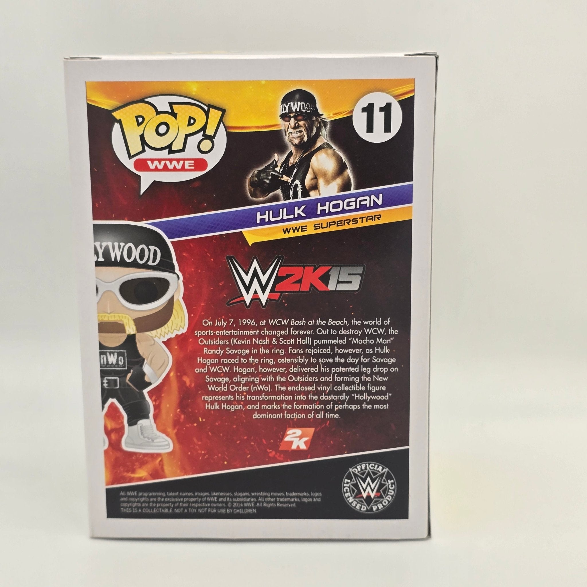 WWE - Hollywood Hulk Hogan - #11 - Wrestling - Funko Pop!