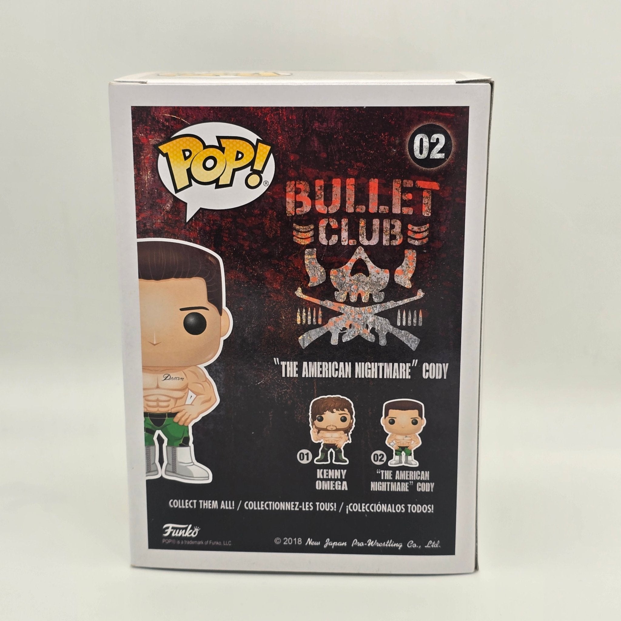 WWE NJPW - Cody Rhodes The American Nightmare - #02 - Bullet Club - Wrestling - Funko Pop!