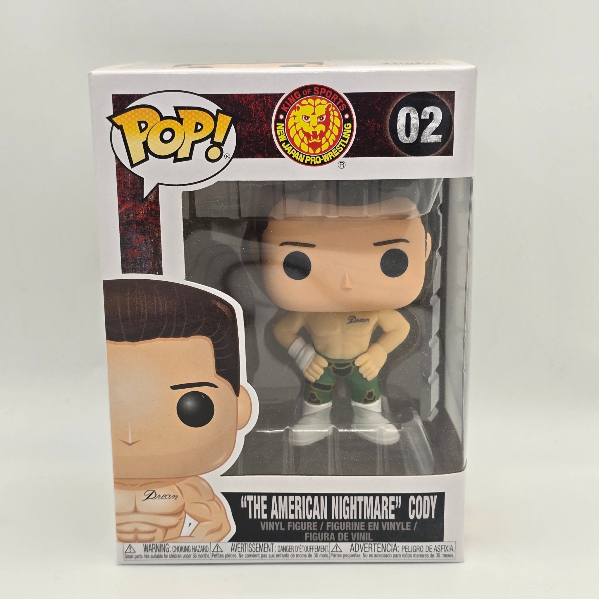WWE NJPW - Cody Rhodes The American Nightmare - #02 - Bullet Club - Wrestling - Funko Pop!