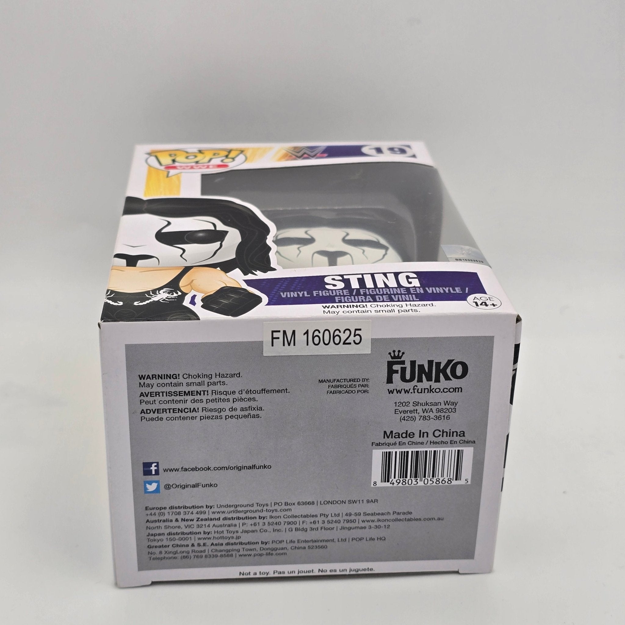 WWE - Sting - 19 - Wrestling - Funko Pop!