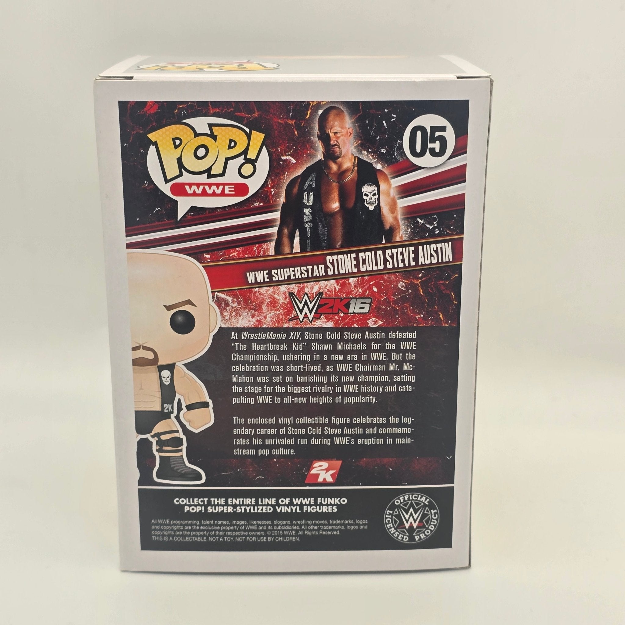 WWE - Stone Cold Steve Austin - #05 - EB Exclusive - Wrestling - Vaulted Funko Pop!