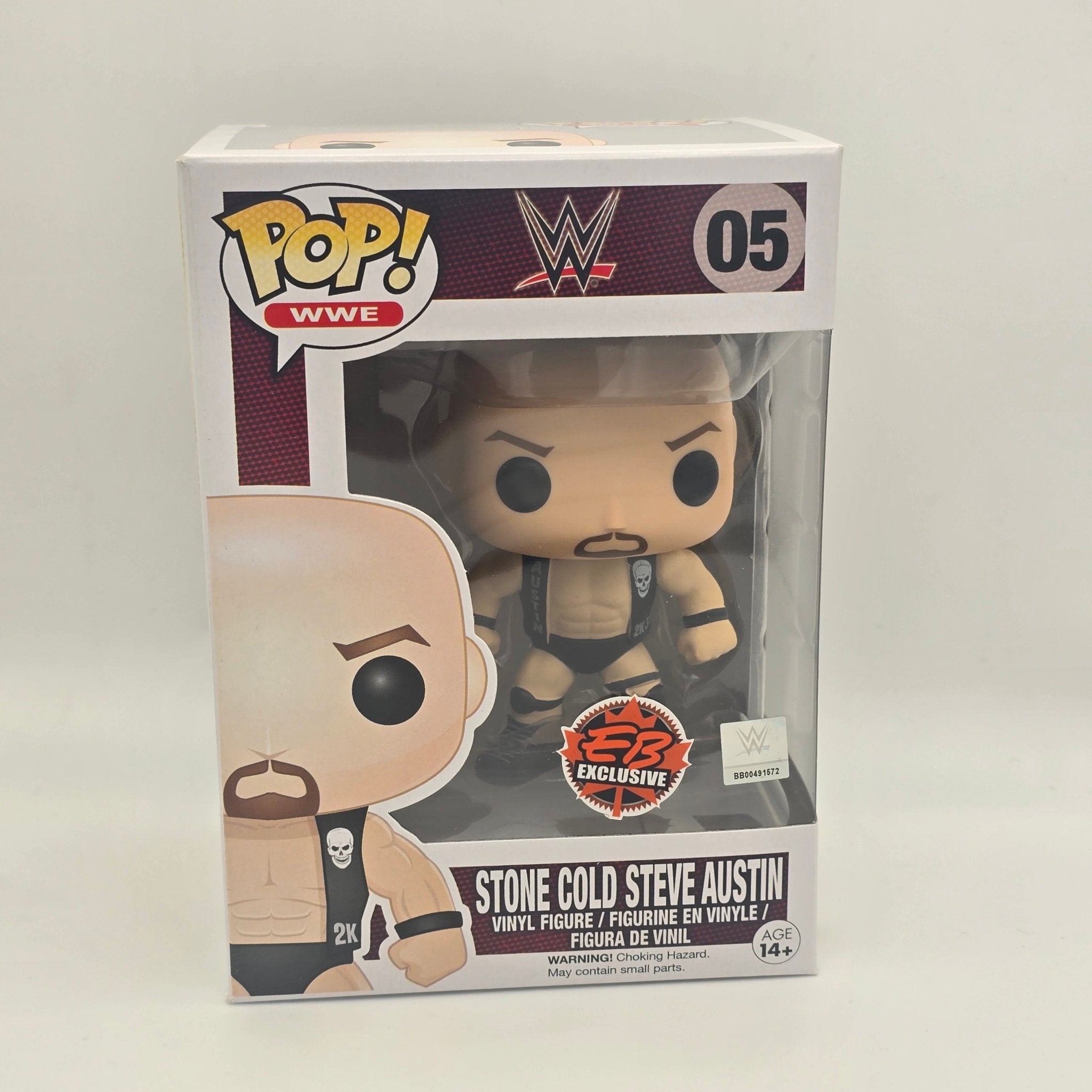WWE - Stone Cold Steve Austin - #05 - EB Exclusive - Wrestling - Vaulted Funko Pop!