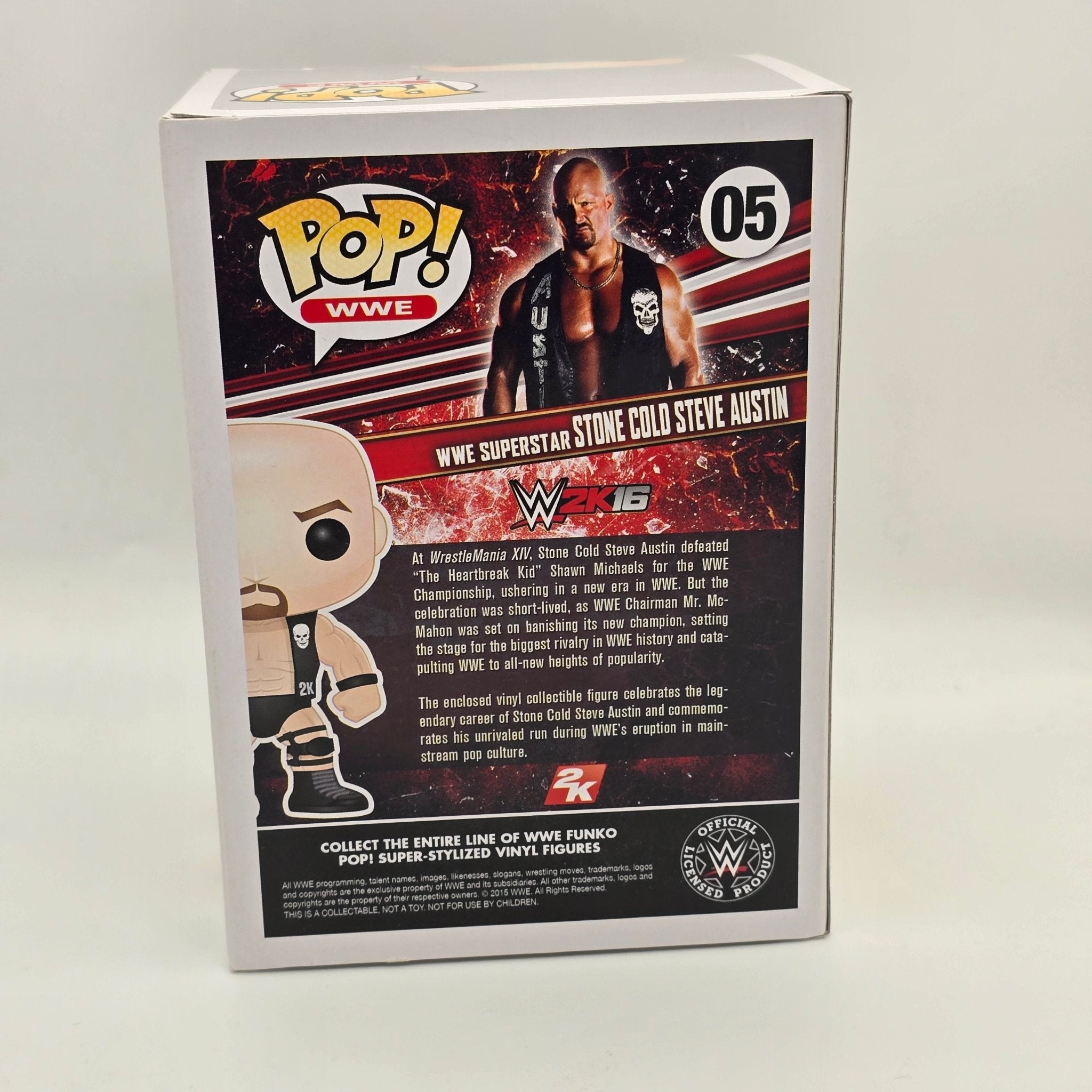 WWE - Stone Cold Steve Austin - #05 - Wrestling - Vaulted Funko Pop!