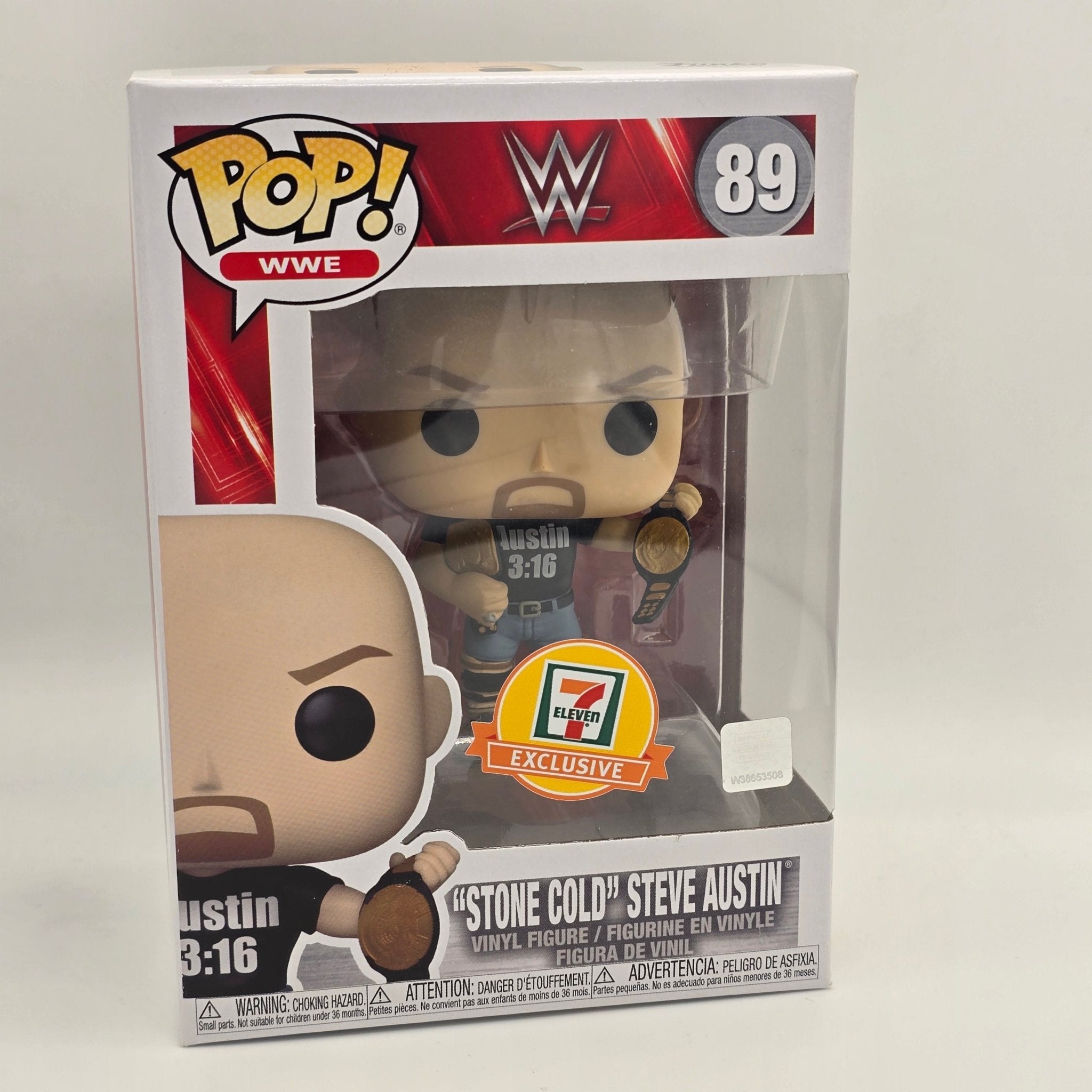 WWE - Stone Cold Steve Austin - #89 - 7 Eleven Exclusive - Wrestling - Funko Pop!