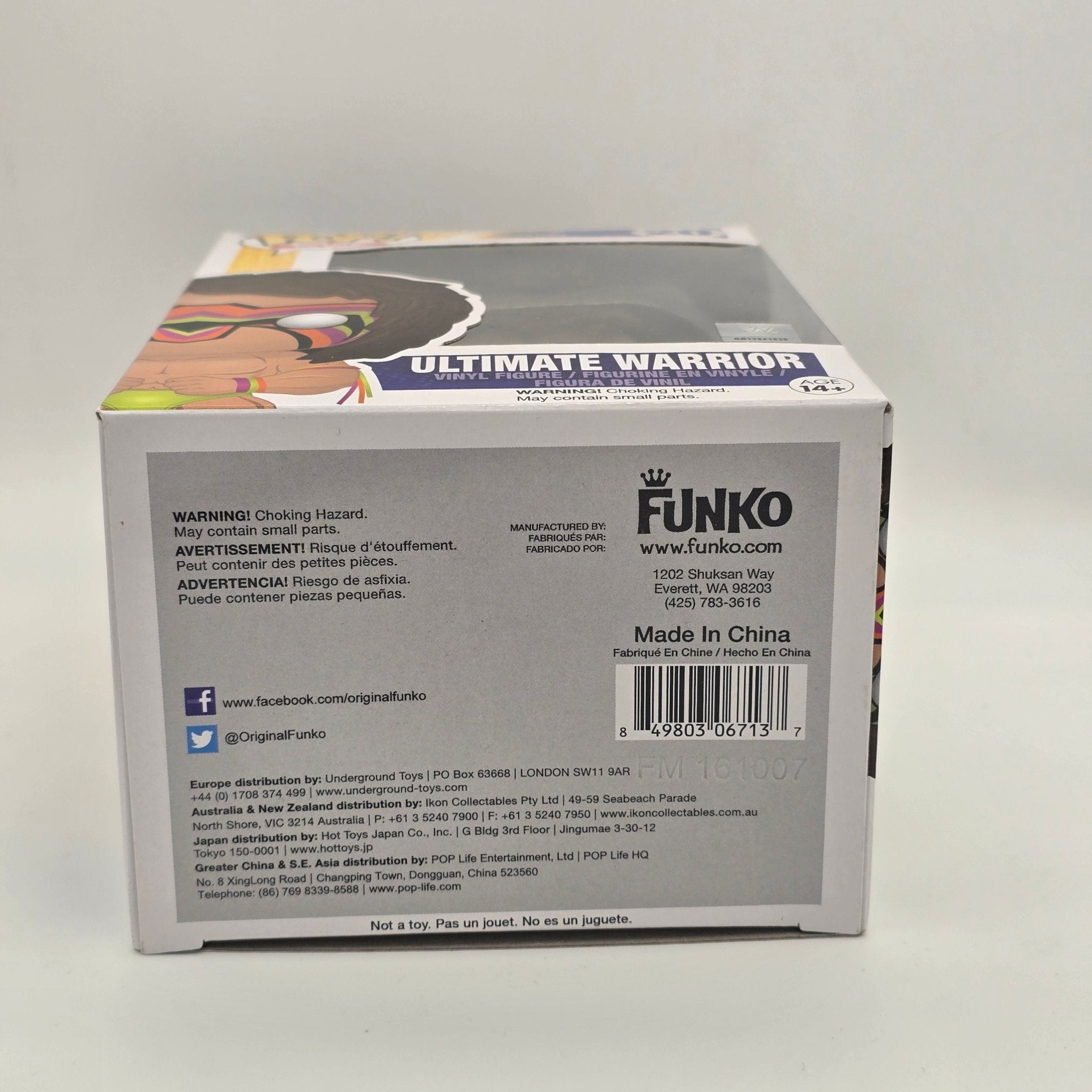 WWE - Ultimate Warrior - #20 - Wrestling - Funko Pop!