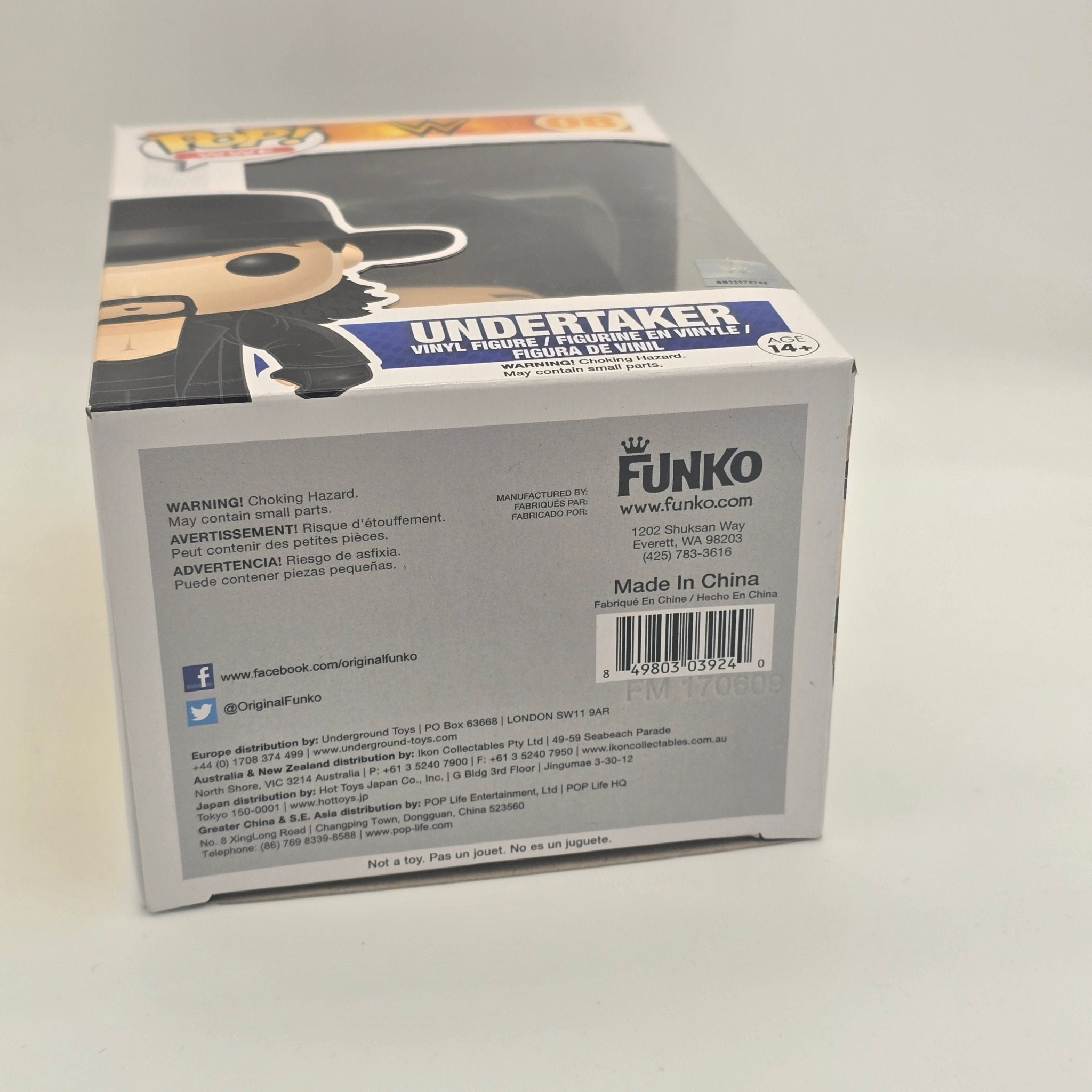 WWE - Undertaker - #08 - Wrestling - Vaulted Funko Pop!