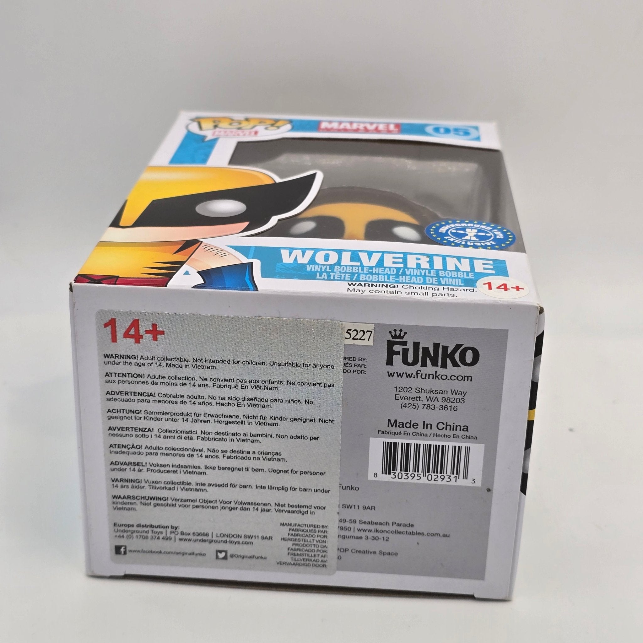 X - Men - Wolverine - 05 - Underground Toys Exclusive - Marvel - Funko Pop!