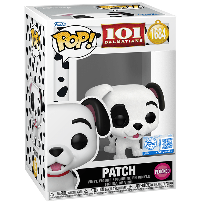 101 Dalmatians - Patch - 1684 - Flocked Special Edition - Disney - Funko Pop!