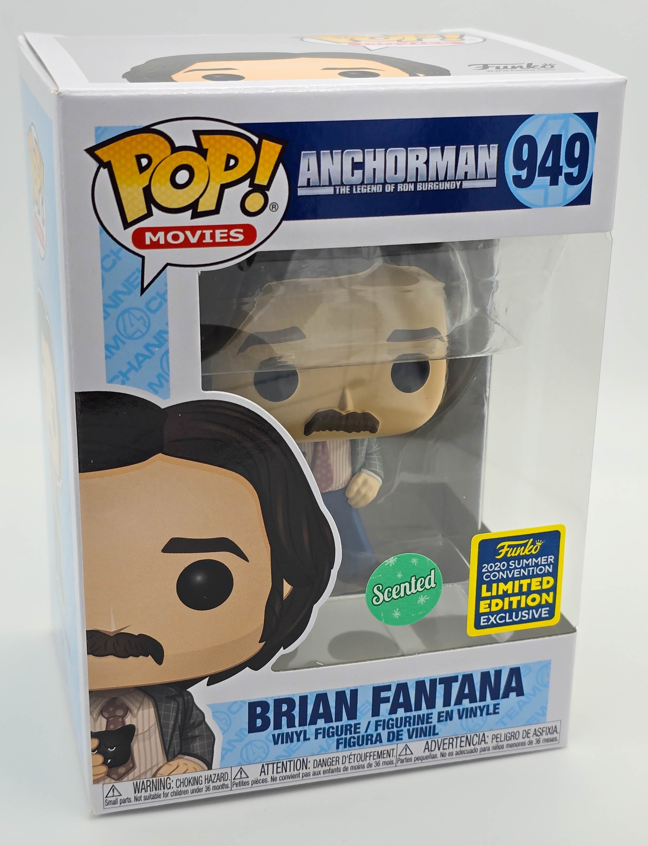 Anchorman - Brian Fantana - #949 - 2020 Convention Exclusive (Scented) - Movies - Funko Pop!