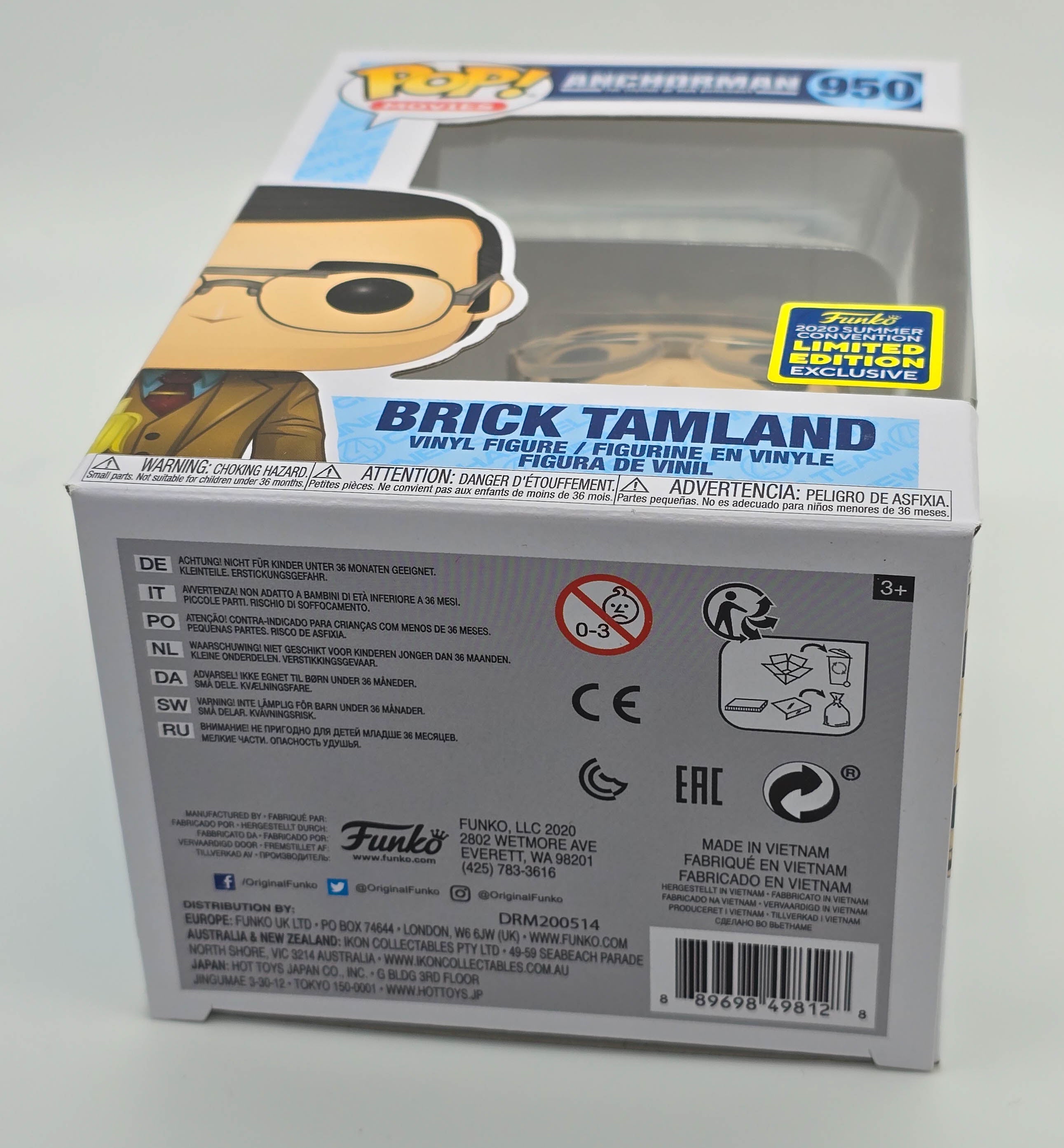 Anchorman - Brick Tamland - #950 - 2020 Convention Exclusive - Movies