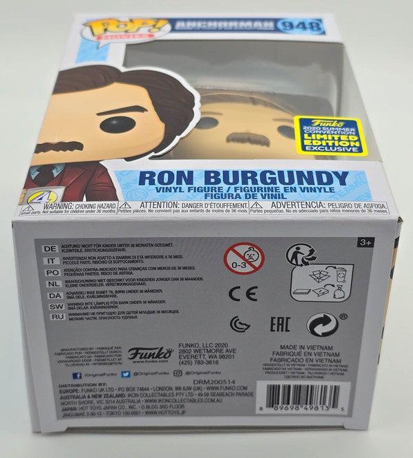 Anchorman - Ron Burgundy - #948- 2020 Convention Exclusive - Movies - Funko Pop!