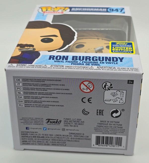 Anchorman - Ron Burgundy With Jazz Flute - #947- 2020 Convention Exclusive - Movies - Funko Pop!