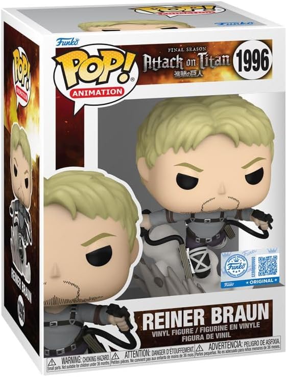 Attack on Titan - Reiner Braun - 1996 - Special Edition - Anime - Funko Pop!