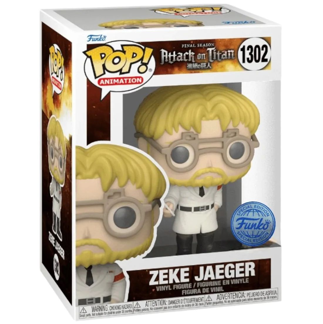 Attack on Titan - Zeke Jaeger - #1302 - Special Edition - Anime