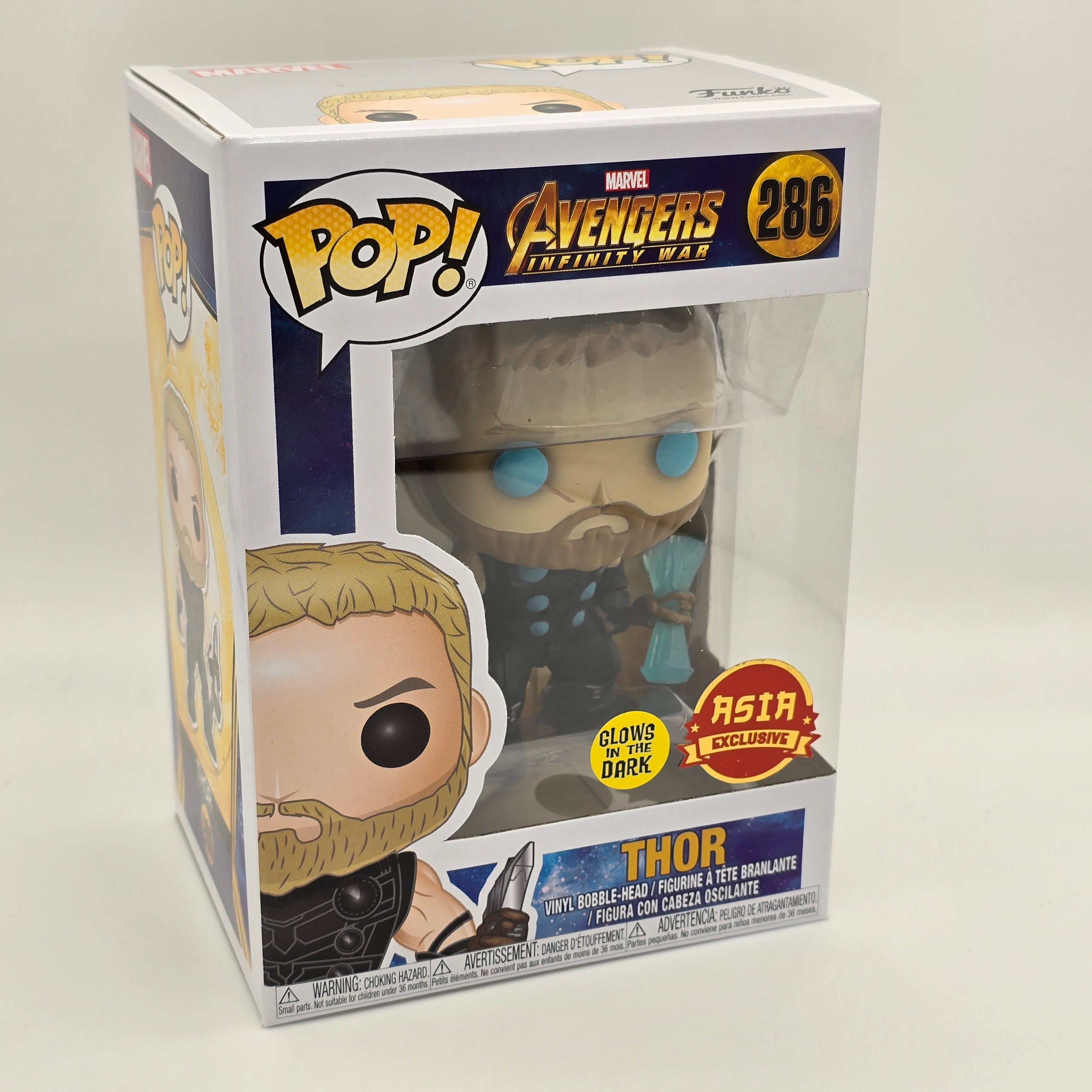 Avengers Infinity War - Thor - #286 - GITD Asia Exclusive - Marvel - Funko Pop!