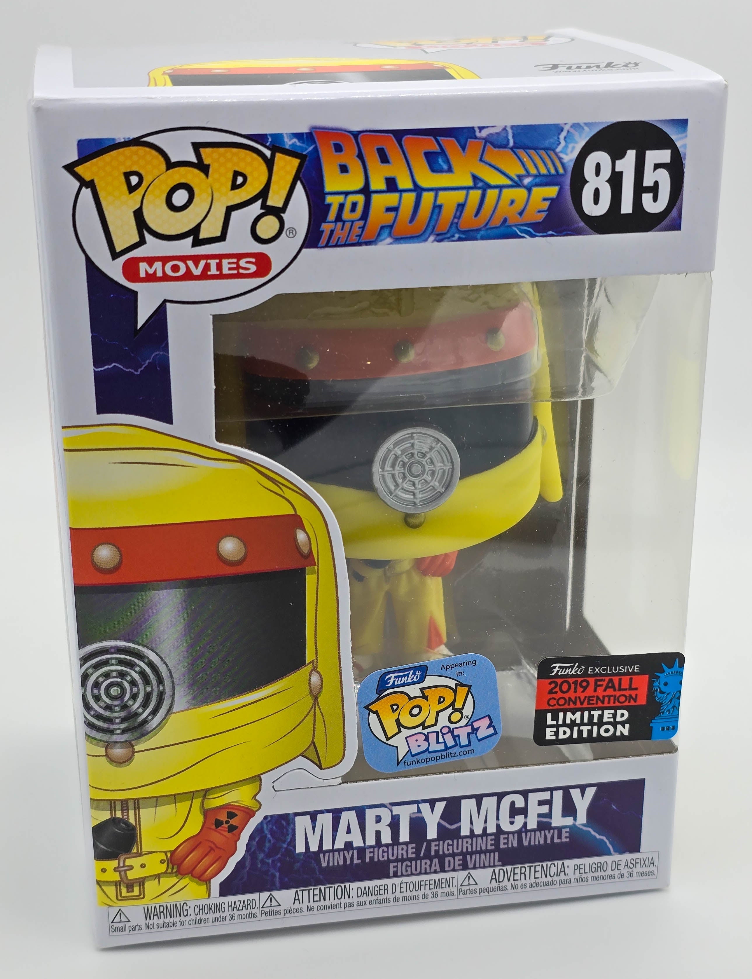 Back To The Future - Marty In Hazmat - #815 - 2019 Convention Exclusive - Movies - Funko Pop!