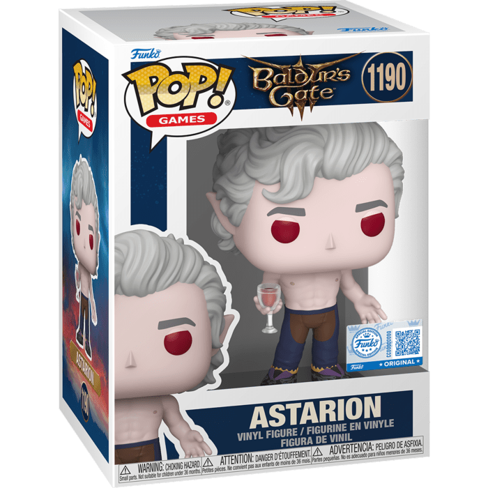Baldur's Gate 3 - Astarion Shirtless - 1190 - Special Edition - Games - Funko Pop!