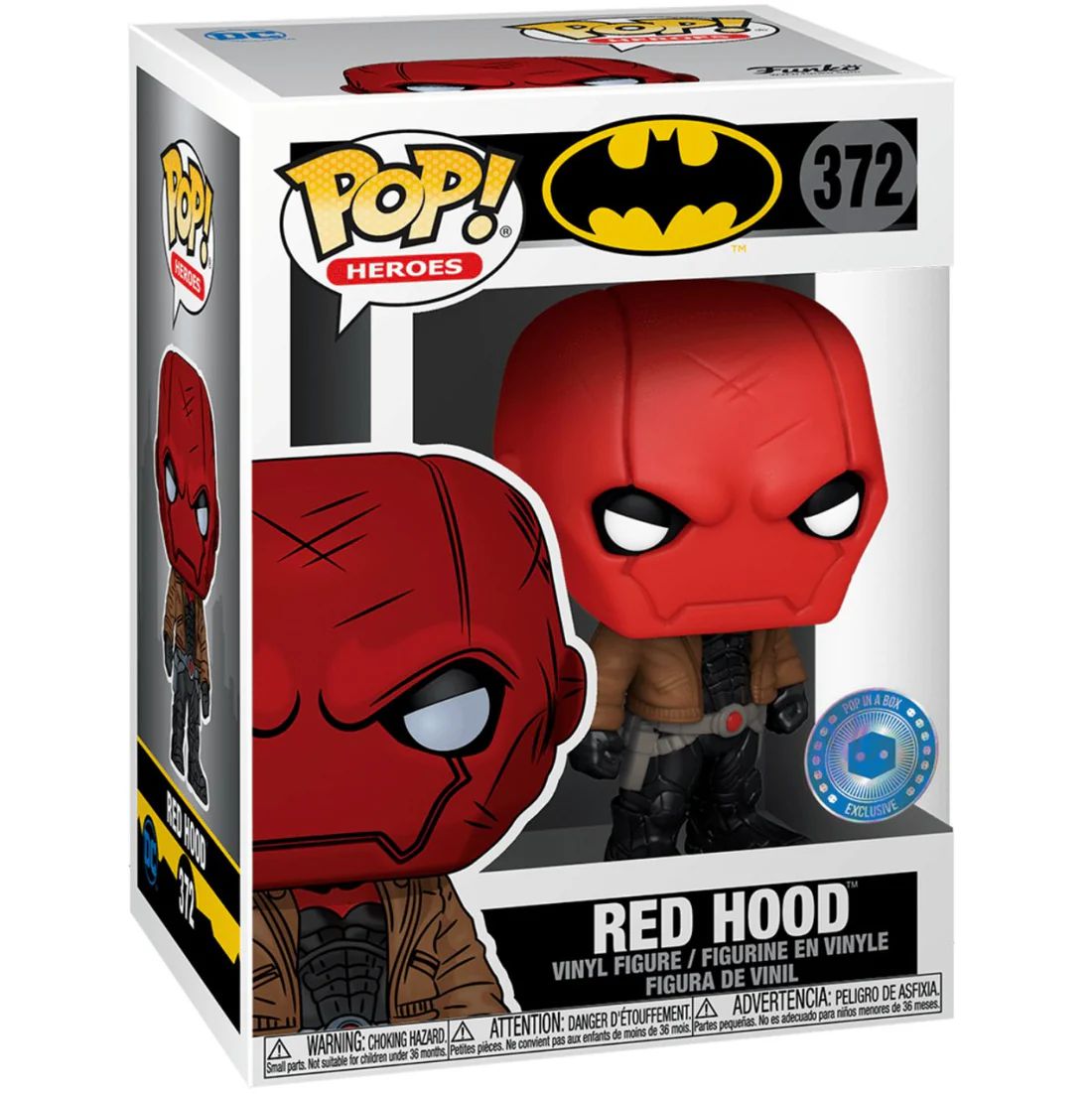 Batman - Red Hood - #372 -Pop in a Box Exclusive - DC - Funko Pop!