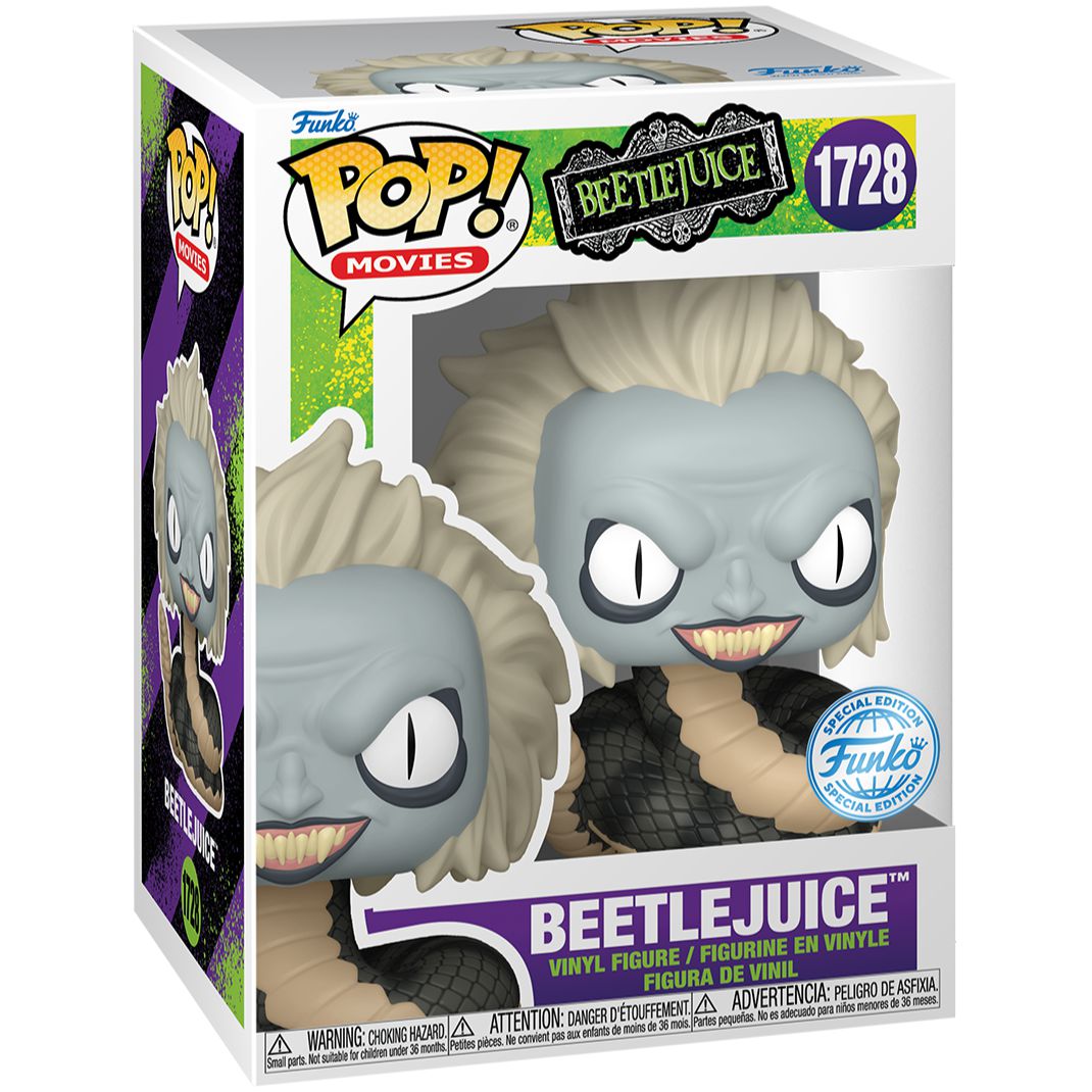 Beetlejuice - As Snake - #1728 - Special Edition - Movies - Funko Pop!