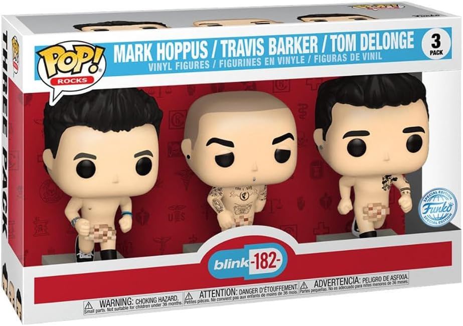 Blink 182 - Running Naked - (3 Pack) Special Edition - Rocks - Funko Pop!