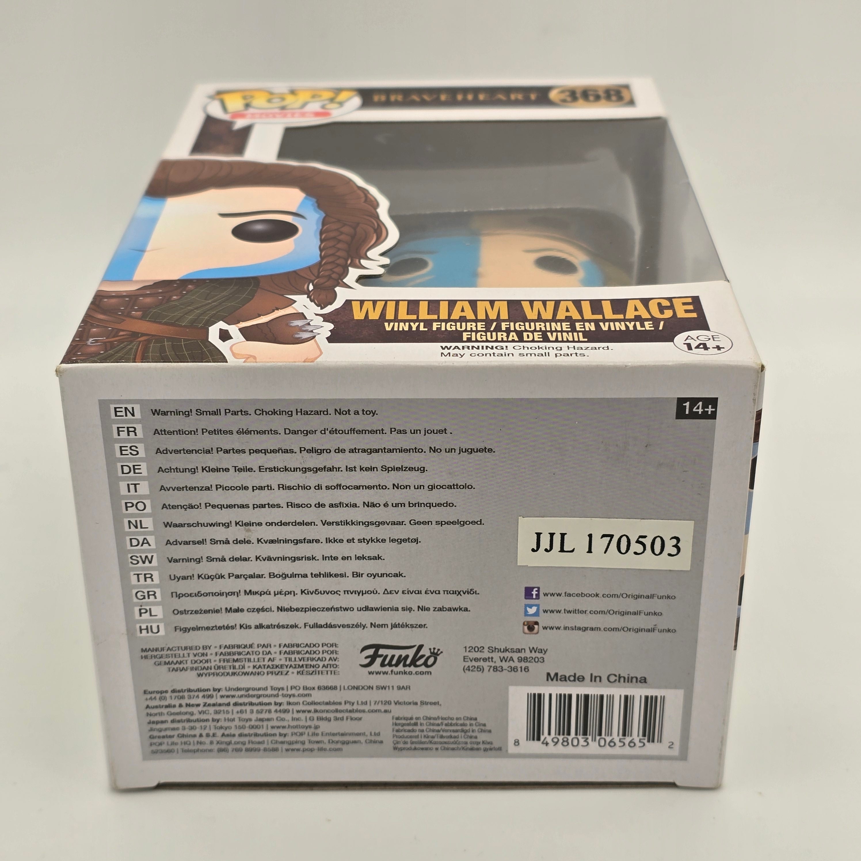 Braveheart - William Wallace - #368 - Movies - Funko Pop!