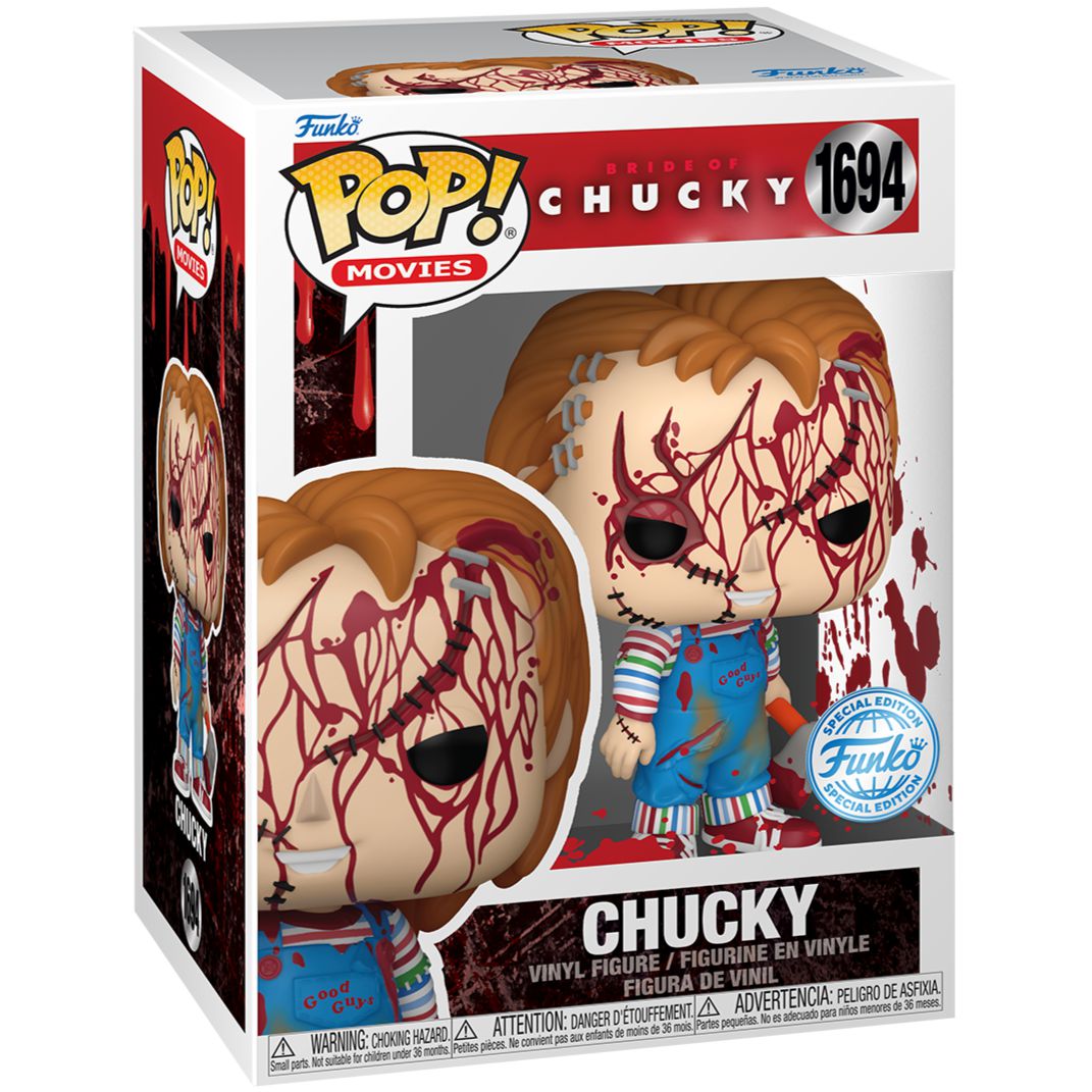 Bride Of Chucky - Chucky - #1694 - Bloody Special Edition - Movies - Funko Pop!