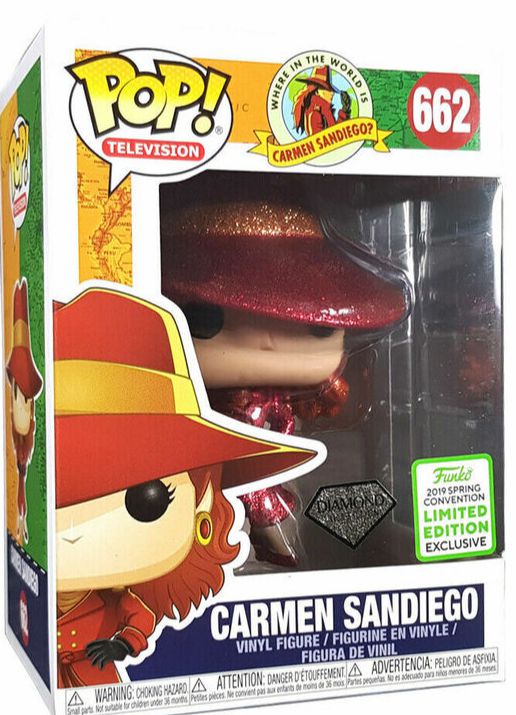 Carmen Sandiego - #662 - Diamond Collection Limited Edition - Television - Funko Pop!